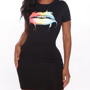 ❌SOLD ❌💖On another site💖Lips Mini Dress
